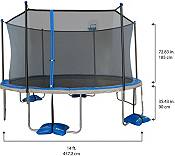 TruJump 14 Foot Trampoline with AirDunk Basketball System product image