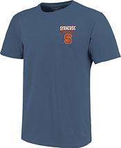 Image One Men's Syracuse Orange Blue Large Type Pattern T-Shirt product image