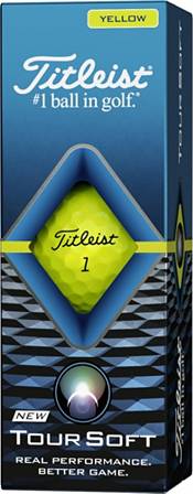 Titleist 2020 Tour Soft Yellow Golf Balls product image