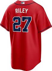 Nike Men's Atlanta Braves Austin Riley #27 Red Cool Base Alternate Jersey product image