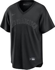 Nike Men's San Francisco Giants Black Cool Base Blank Jersey product image