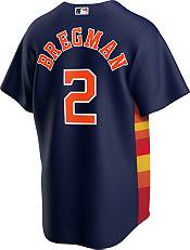 Nike Men's Replica Houston Astros Alex Bregman #2 Rainbow Cool Base Jersey product image