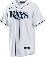 Nike Men's Tampa Bay Rays Wander Franco #5 White Cool Base Jersey product image