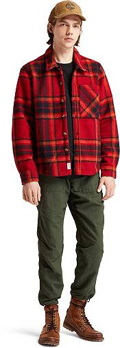 Timberland Men's Plaid Fleece Long Sleeve Shirt product image