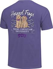 Image One Women's TCU Horned Frogs Purple Double Trouble T-Shirt product image