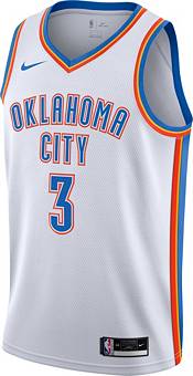 Nike Men's Oklahoma City Thunder Josh Giddey #3 White Dri-FIT Swingman Jersey product image