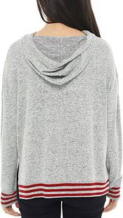 Concepts Sport Women's Atlanta Falcons Siesta Grey Long Sleeve Hoodie product image