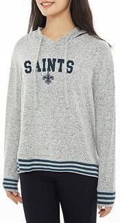 Concepts Sport Women's New Orleans Saints Siesta Grey Long Sleeve Hoodie product image