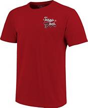 Image One Women's Texas Tech Red Raiders Red Doodles T-Shirt product image
