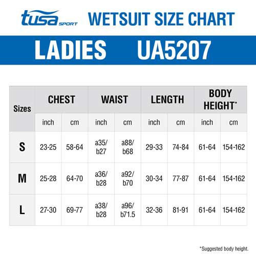  TUSA Sport Womens 2mm Neoprene Wetsuit Pants, Small