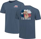 Image One Men's Texas Dog & State Flag Graphic T-Shirt product image