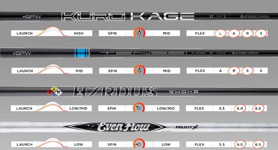 Titleist TS2 Fairway Wood – Shaft Options
