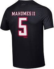 Under Armour Men's Texas Tech Red Raiders Patrick Mahomes II #5 Black Performance T-Shirt product image