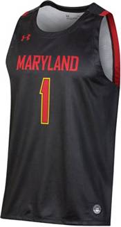 Under Armour Men's Maryland Terrapins #1 Replica Basketball Black Jersey product image