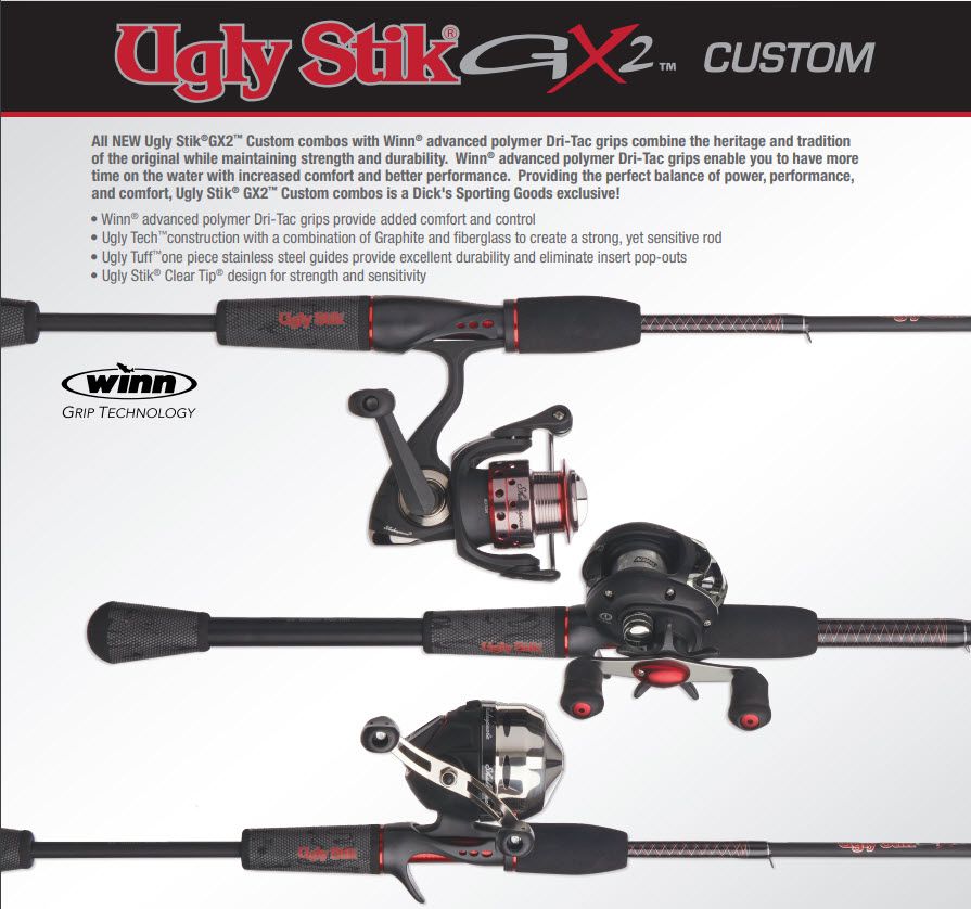 ugly stik spincast combo