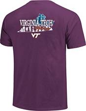 Image One Men's Virginia Tech Hokies Maroon Stars N Stripes T-Shirt product image