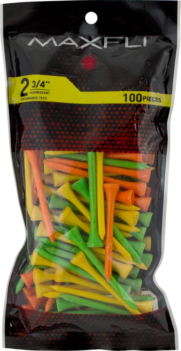 Maxfli 2.75'' Fluorescent Golf Tees – 100-Pack product image