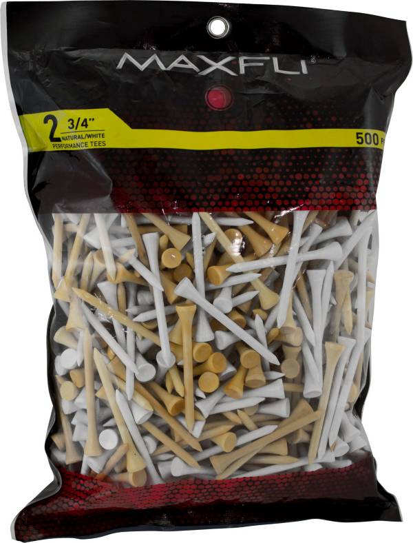 Maxfli 2.75'' Natural/White Golf Tees – 500-Pack product image
