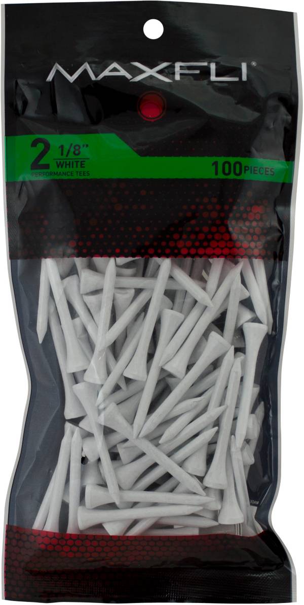 Maxfli 2 1/8'' White Golf Tees - 100 Pack product image