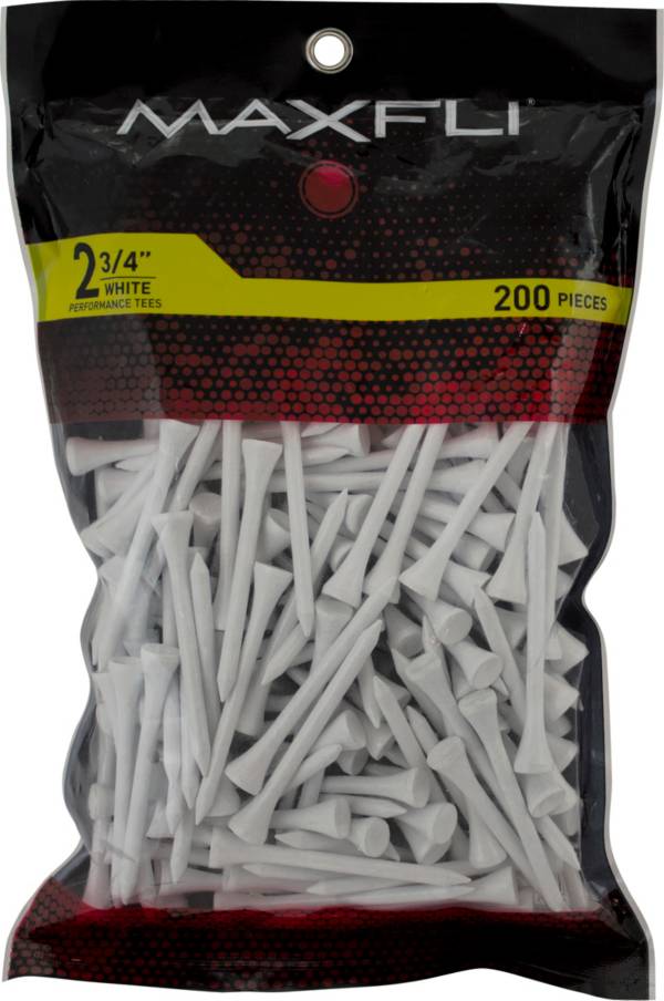 Maxfli 2 3/4'' White Golf Tees - 200 Pack product image