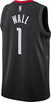 Jordan Men's Houston Rockets John Wall #1 2020-21 Dri-FIT Statement Swingman Black Jersey product image