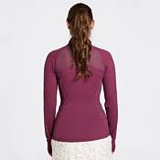 CALIA Women's Golf Perforated Long Sleeve 1/2 Zip Polo product image