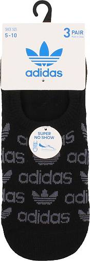 adidas Originals Women's Graphic Super No-Show Socks – 3 Pack product image