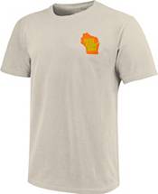 Image One Men's Wisconsin Bold State Graphic T-Shirt product image