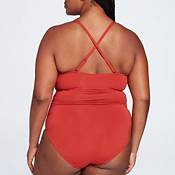 CALIA Women's Plus Size Ruched One Piece Swimsuit product image