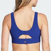 CALIA Women's Textured Keyhole Bikini Top product image