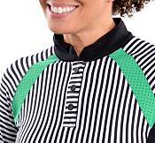 SwingDish Women's Abby Stripe Long Sleeve Golf Top product image