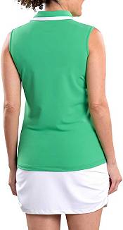 SwingDish Women's Kelly Sleeveless Golf Polo product image