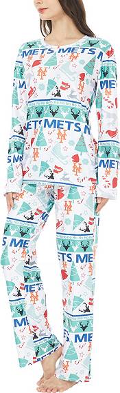 Concepts Sport Women's New York Mets Holiday Advent Pant and Long Sleeve T-Shirt Sleep Set product image