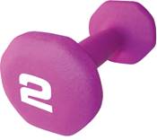 x2 Strength Training Pair Weight Set 2kg Greenbay Bone Shape Dumbbells Neoprene Coated Hand Weights Pink
