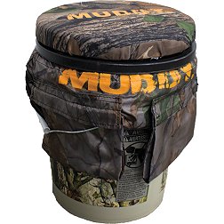 Bucket for Fishing/Hunting/Sports #BB-SS-1 Silent Spin Seat Camo for 2.5-7 gal 