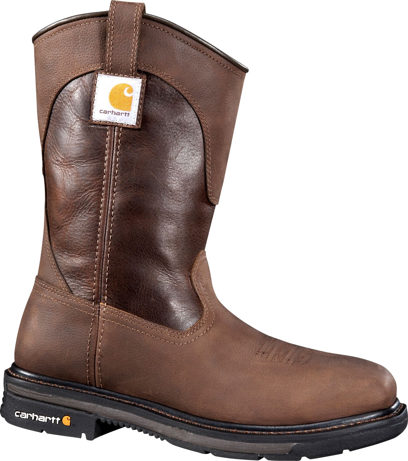 Carhartt Steel Toe Work Boots Mens 12 Brown Leather Waterproof EH CH462 Carhartt Industrial Work Boots & Shoes for sale | eBay main image 3