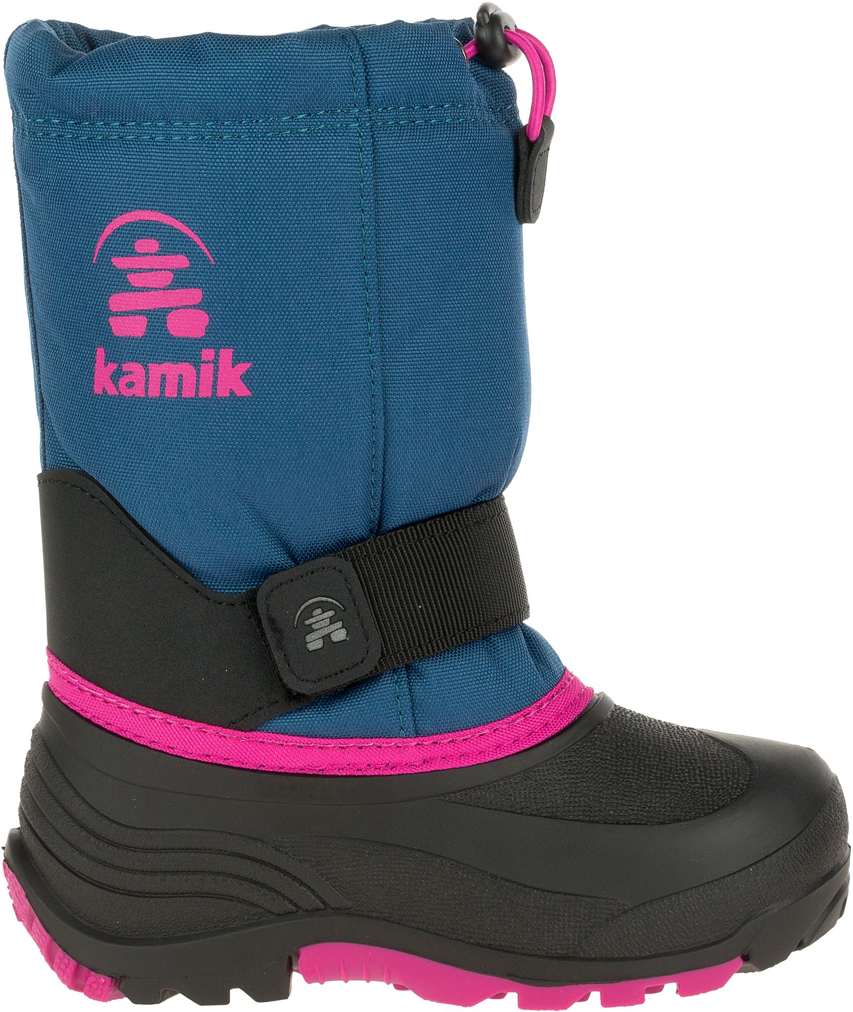 Kamik Waterproof Winter Boots Navy Blue Black Cinch Top Insulated Size 5 Amazon.com | Kamik Men main image 3