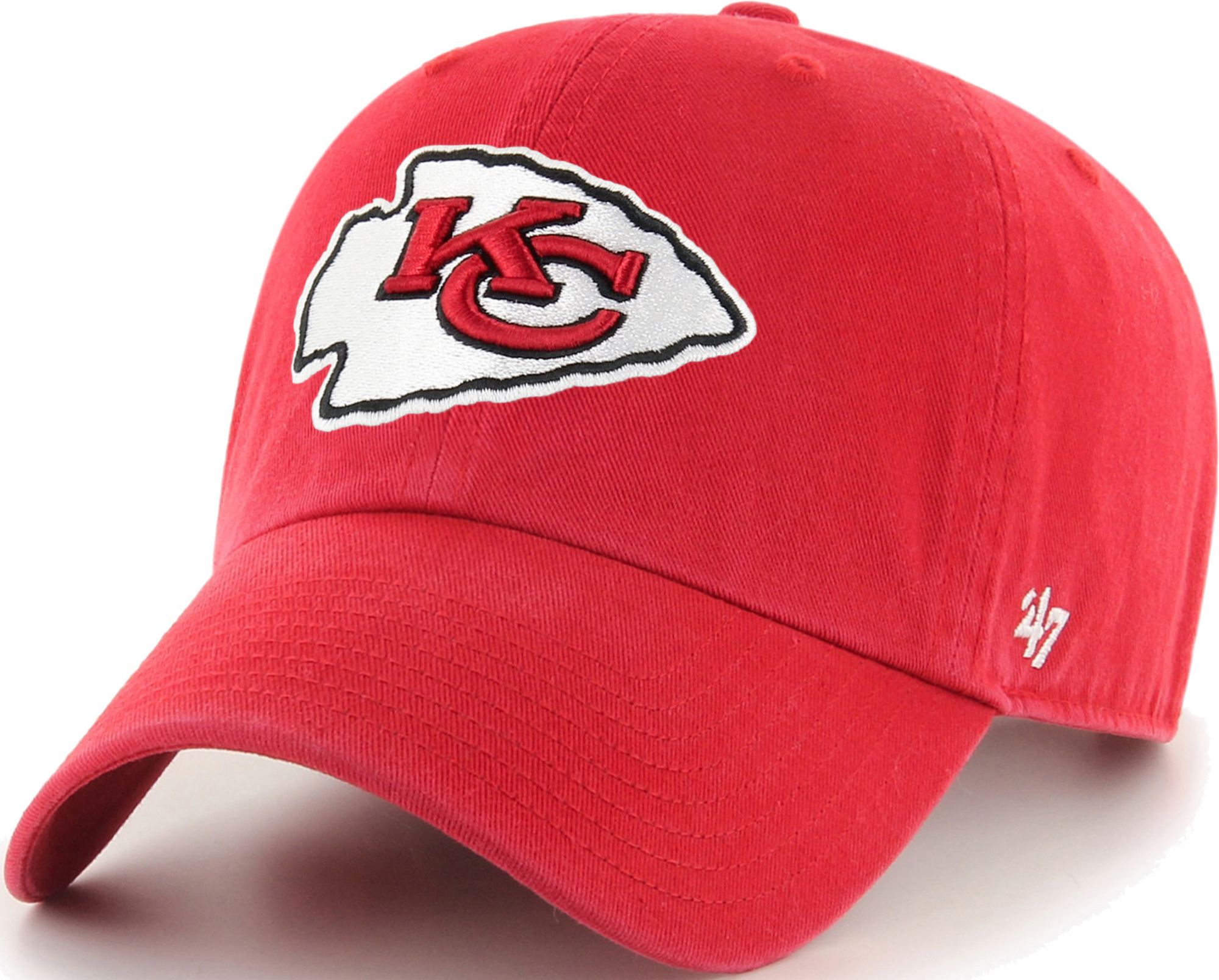 47 Adult Kansas City Chiefs Red Clean Up Adjustable Hat Dick s Sporting Goods