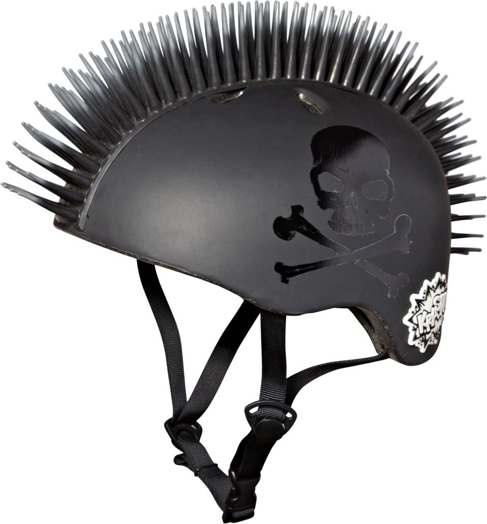 black mohawk motorcycle helmet C.Preme Krash w/Fit System - Youth 8 Plus The vented aerodynamic styling allows for great airflow and keeps your melon cool when riding 🏍️ Speed Rebel – Mohawk