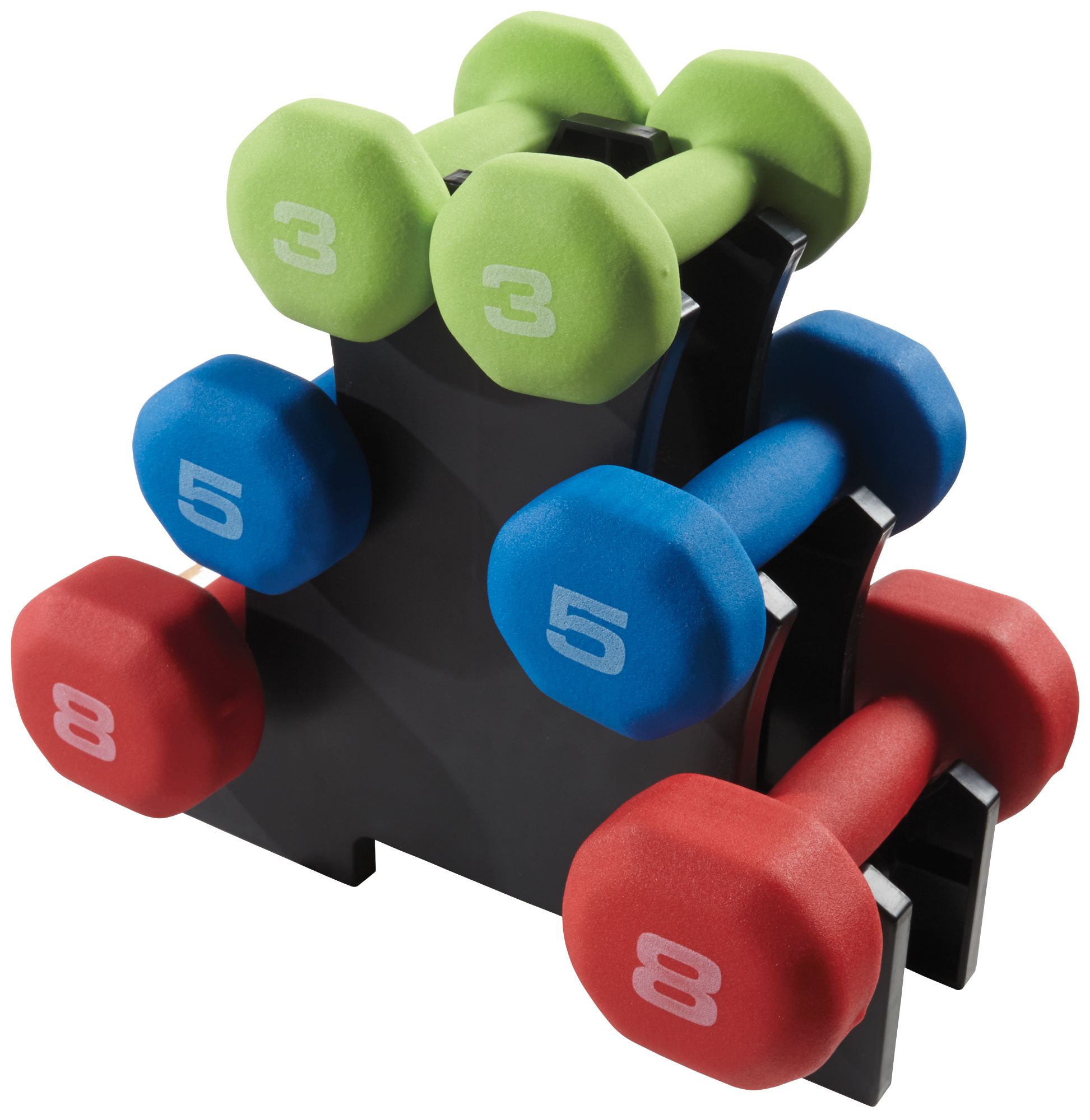 Dumbbell weights set 32lb stand 3 cheapest 5 8 LB