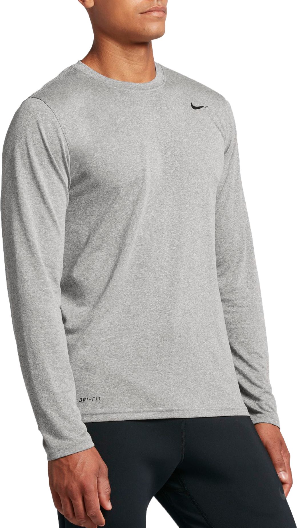 white nike long sleeve shirt