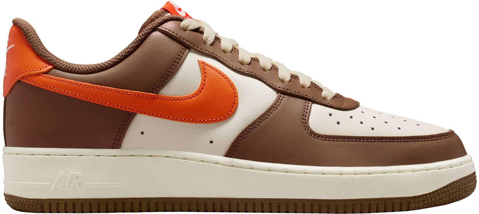 NIKE Air Force 1 \'07 Low Mens US 16 Brown Leather Lace-Up Sneakers NIKE ID Nike Air Force 1  main image 4