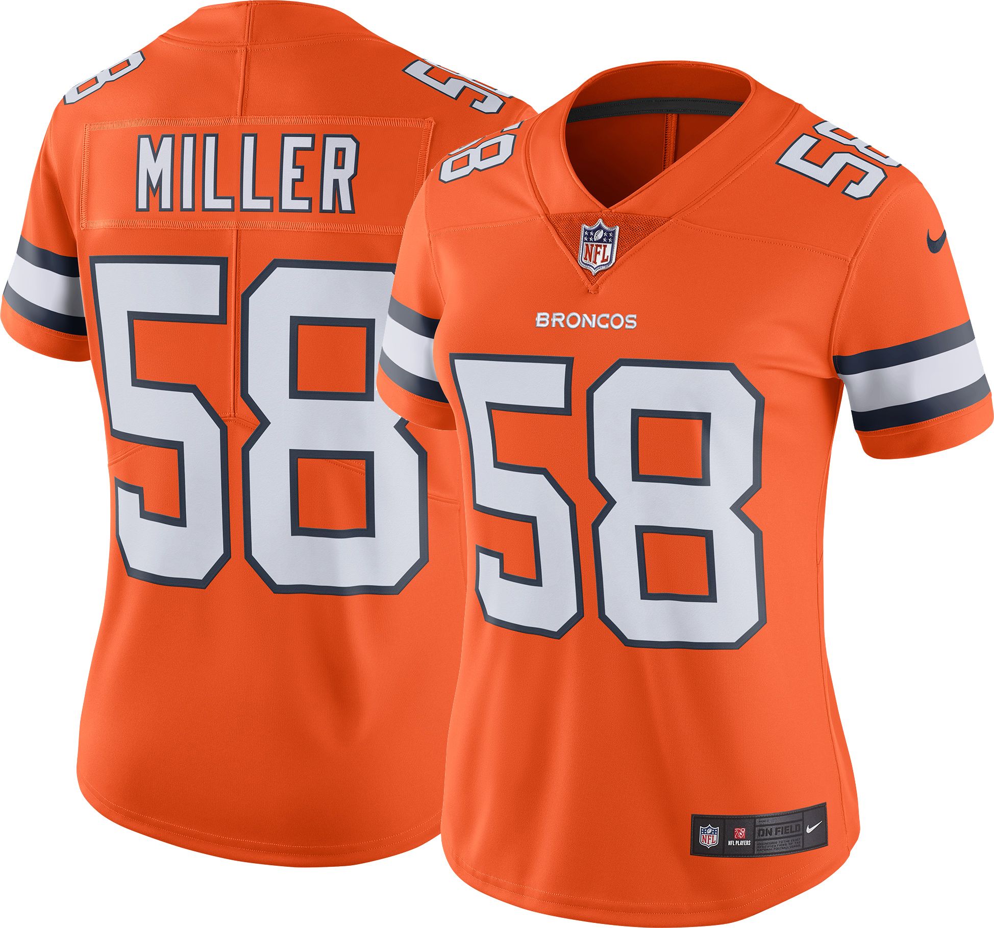 OuterStuff NFL Youth Denver Broncos Von Miller #58 Alternate Player Jersey