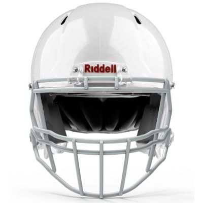 Riddell Victor Youth Football Helmet White / Gray Size deals XL Chinstrap