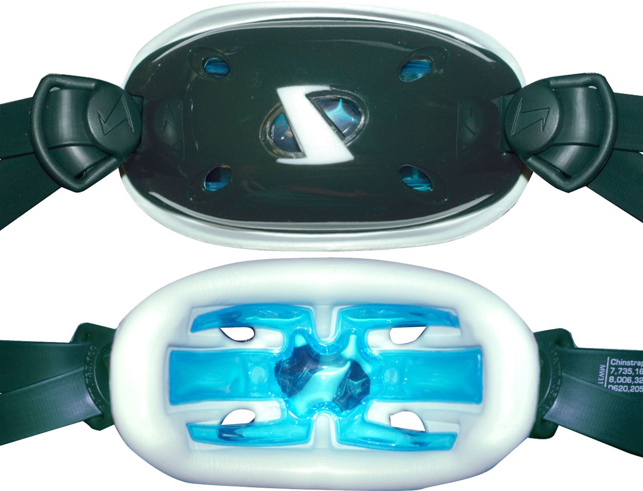 SportStar X1 GX-4 Cinturino Sottogola Per Caschi Da Calcio – Donna, Taglia L-XL, Gel Medicale Antirughe
