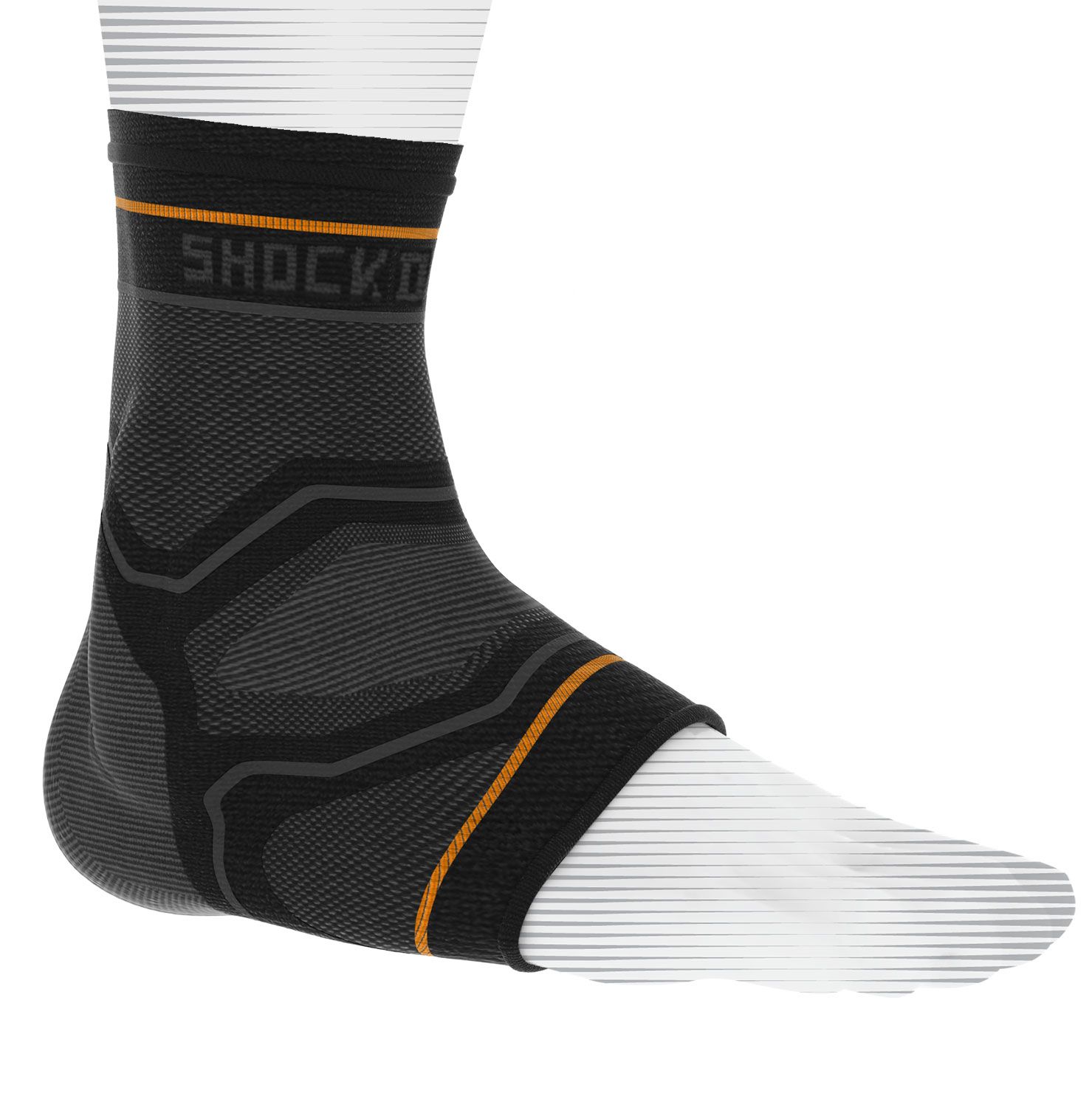 Shock Doctor Compression Knit Ankle Sleeve w/ Gel Support | Golf