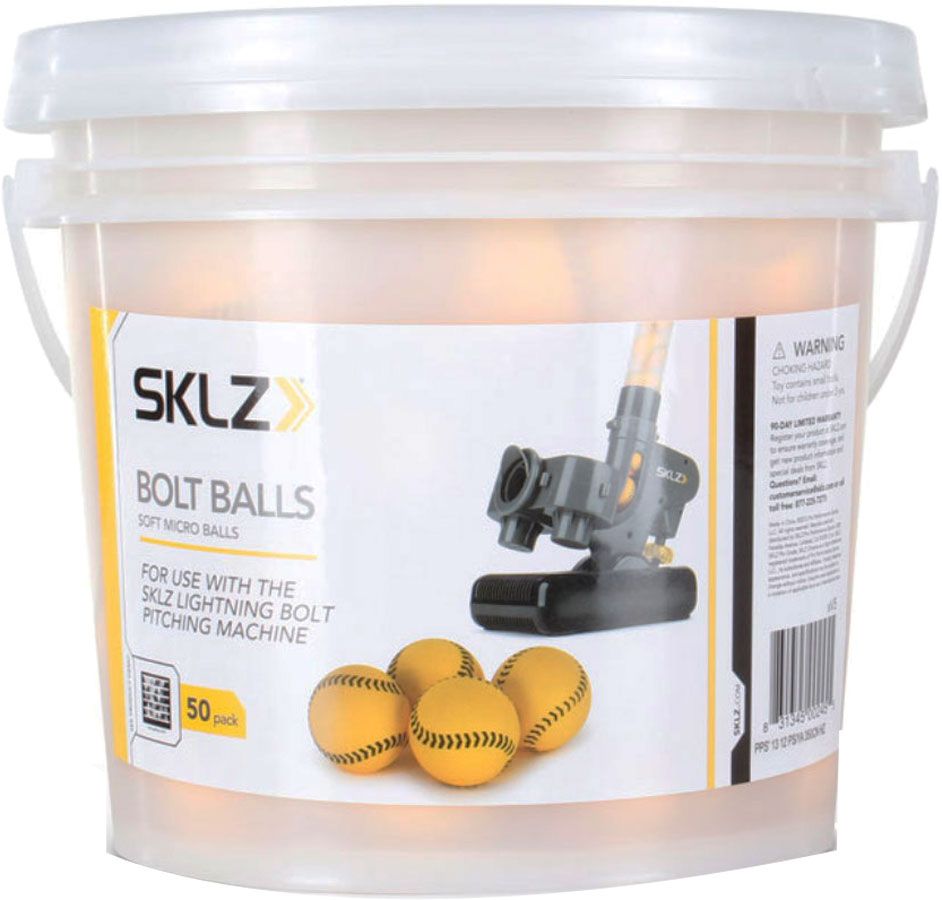 SKLZ Soft Pitching Machine Micro Bolt Balls - Bucket of 50
