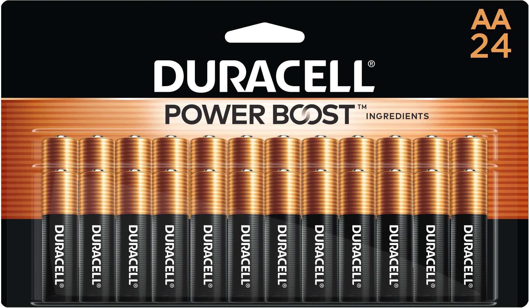 duracell coppertop aa alkaline batteries – 24 pack