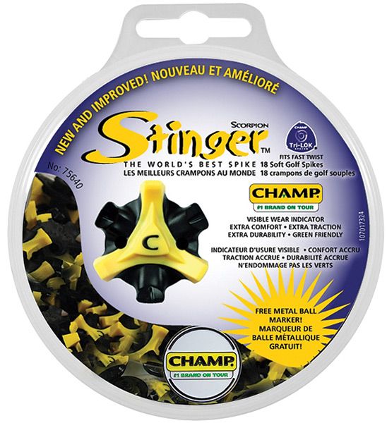 CHAMP Scorpion Stinger Golf Spikes - 18 Pack | Golf Galaxy