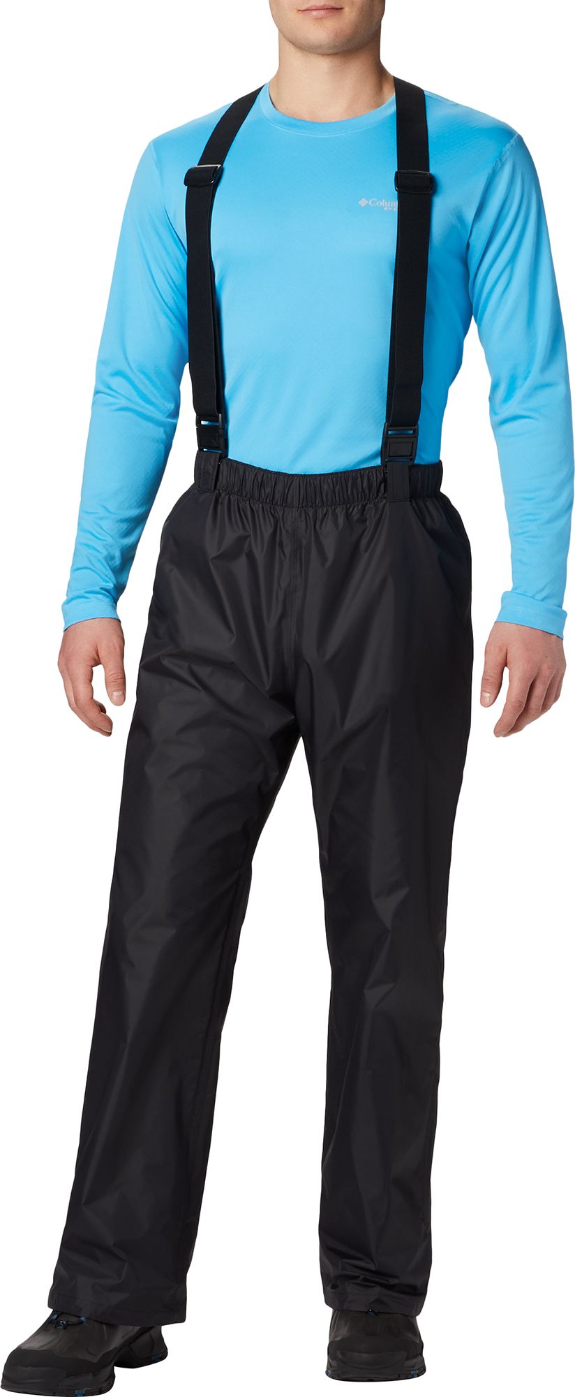 columbia snow pants with suspenders